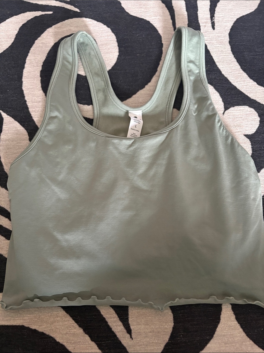 Yogalicious Sage Green Racerback Bralette Tank